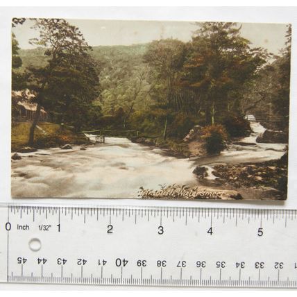 vintage postcard Lynmouth Watersmeet