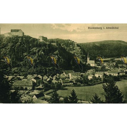 Riedenburg i Altmuhltal, Germany, Postcard, 1927
