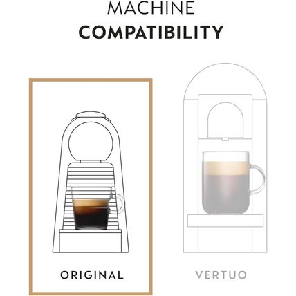 Nespresso Capsules Original Line, Ristretto Intenso, Dark Roast Coffee, 50 Count