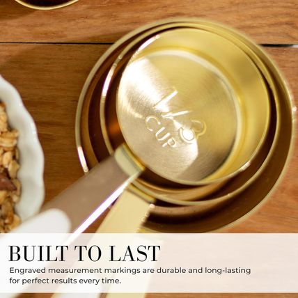 Styled Settings White and Gold Kitchen Utensils Set – 16-Piece Silicone Cooking