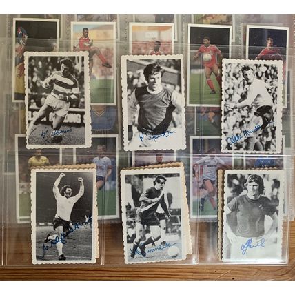 LARGE LOT ALMOST 300 Mixed Confectionery FOOTBALLER CARDS - Good Clean Lot.