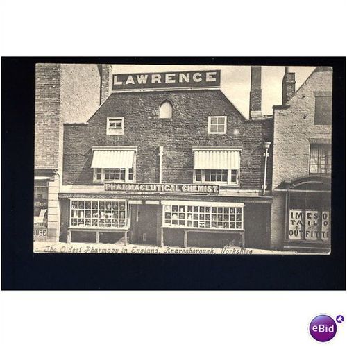 Yorkshire KNARESBOROUGH Pharmacy Postcard by Valentine