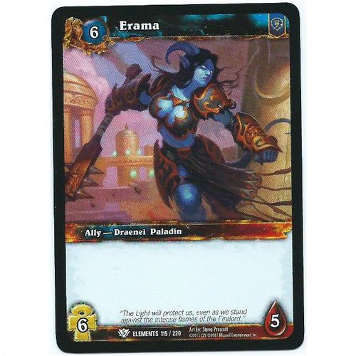 WoW Warcraft TCG War of the Elements #115 Erama