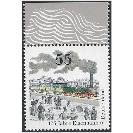 Germany (BRD) SG 3689 (**): 175th Aniversary of German Railways.