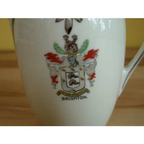 Vintage Crested Cream Jug - Brighton