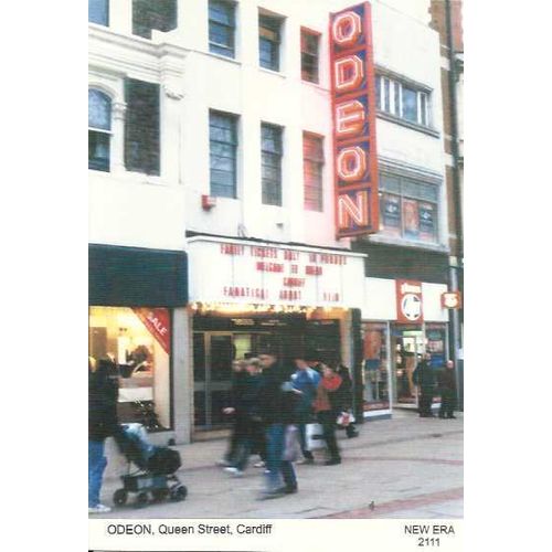 ODEON CINEMA Cardiff Queen Street Postcard by New Era (2111)
