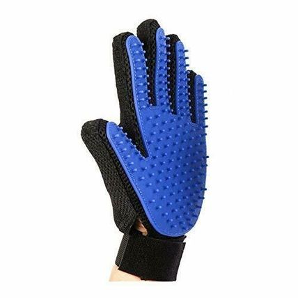 New Pet Dogs Cats Fur Hair Remover Brush Silicone Deshredding Grooming Glove