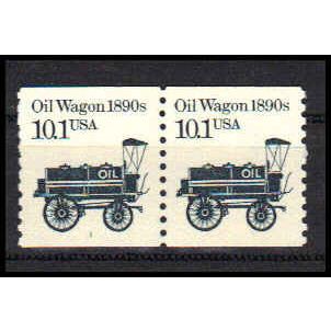 2130 10.1c Oil Wagon Very Fine MNH Dry Gum CNP Left 1 PA0727