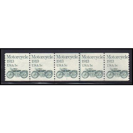 1899 5c Motorcycle Very Fine MNH Dry Gum PNC 1/5 KA9410
