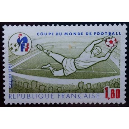 FRANCE: 1982 World Cup Football Championship, Spain: SG2530 MNH