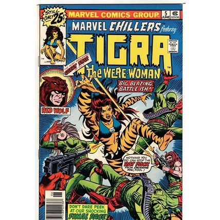 MARVEL CHILLERS # 5 featuring TIGRA