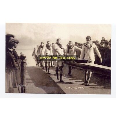 rp02233 - Oxford Rowing Team in 1909 - print 6x4