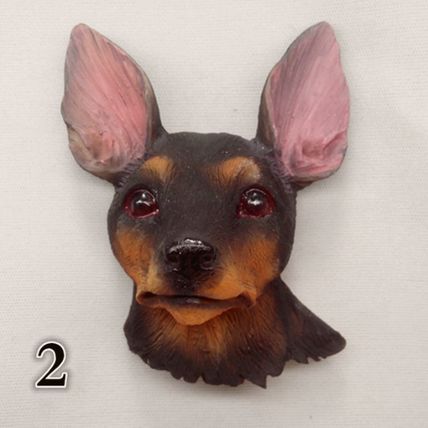 Dog Head Magnetic Refrigerator Magnet Decoration