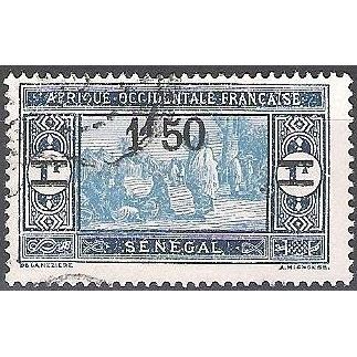 Sénégal 1922 Michel 98 O Cote (2001) 1.20 € Marché Cachet rond