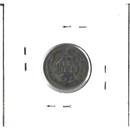 1891 US Seated Liberty Dime VF