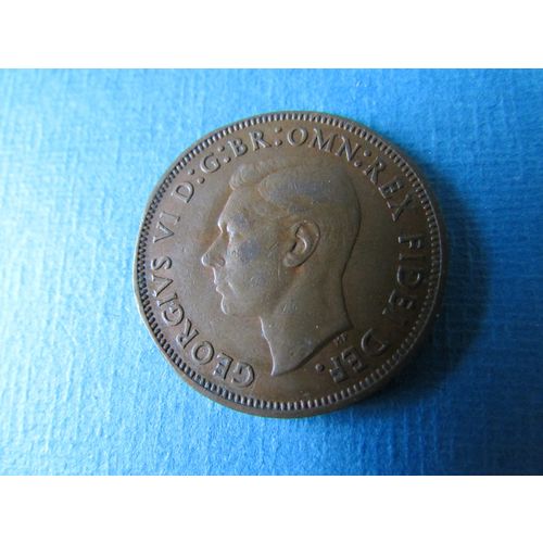 1951 GEORGE VI HALFPENNY FREE POST. (j) AAI