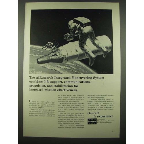 1965 Garrett Ad - AiResearch Integrated Maneuvering System (AIMS)