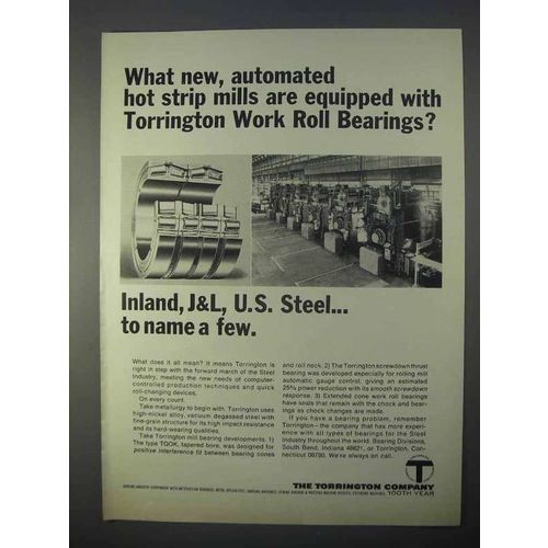 1966 Torrington Company Ad - Automated Hot Strip Mills