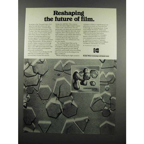 1983 Kodak Kodacolor VR 1000 Film Ad - Reshaping