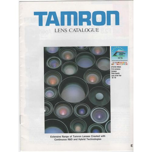 Tamron Lens Catalogue 1994