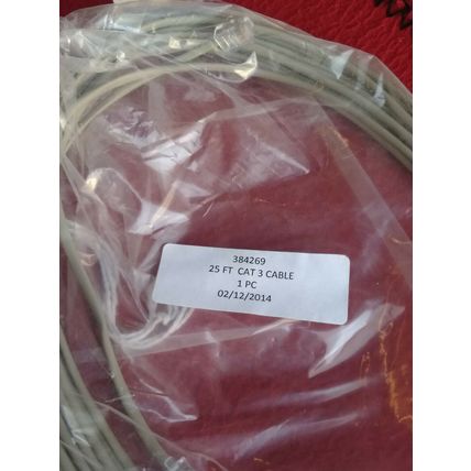 25 FT Superior Essex Cat 3, 2, PR 24 Telephone Wire cable Connector
