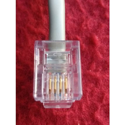 25 FT Superior Essex Cat 3, 2, PR 24 Telephone Wire cable Connector