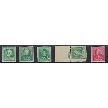 864 1c Henry Longfellow Barely Clears MNH VA0735a