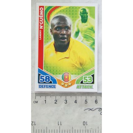 2010 Topps Match Attax World Cup Trading Card - Cameroon, Landry n'Guemo