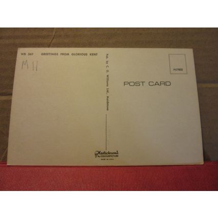 multiview, KENT county unused vintage postcard by C G Williams =