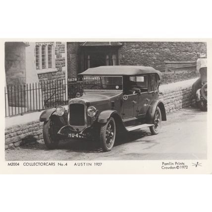 Austin 1927 Classic Car Postcard