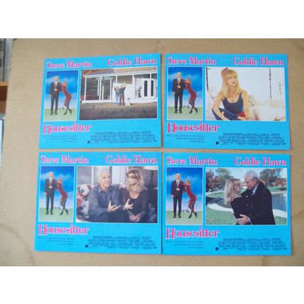 Cinema HOUSESITTER Steve Martin, Goldie Hawn Lobby Card Set (8)