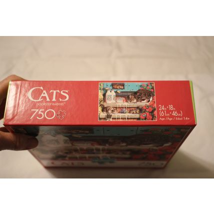 DOORSTEP RAIDERS 750 PIECE PUZZLE SEALED CATS KITTENS