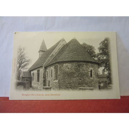 BENGEO OLD CHURCH, near HERTFORD unused antique postcard /