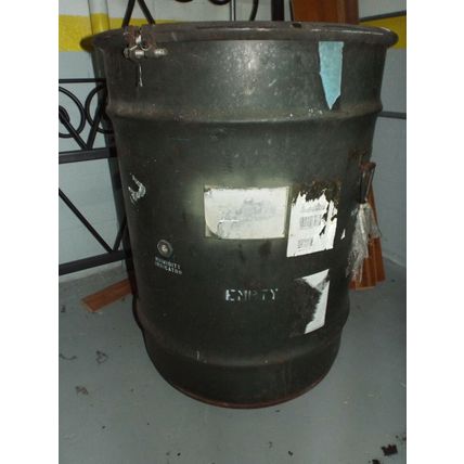Antique Vintage Military WW2 Vietnam? 55 53 Gallon Oil Drum Barrel Table Stand