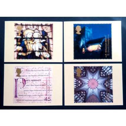 2000 'SPIRIT & FAITH' P.H.Q.'S WITH A PHILATELIC BUREAU, EDINBURGH F.D.I. #00292