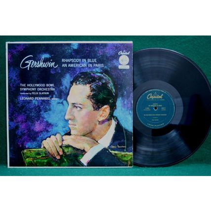 Pennario/Slatkin - Gershwin: Rhapsody In Blue/Am. In Paris - P 8343 - VG+