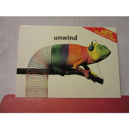 JAZZ fm radio unused postcard. advertising #