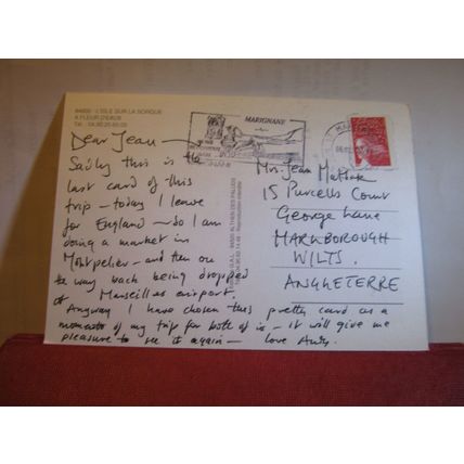 FLOWER SHOP, ISLE-SUR-LA-SORGUE, FRANCE used postcard 2002 pm =