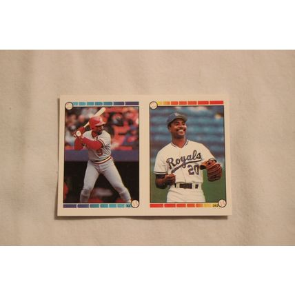 Tony Pendlton/Frank White 1989 Topps Stickers NO.42/262 Stickerback Frank Viola