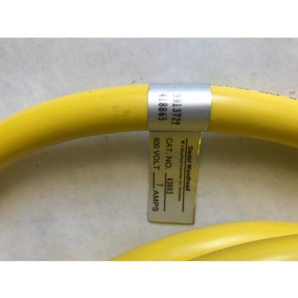 new BRAD HARRISON 43003 DANIEL WOODHEAD,600VOLT 7AMP,MINI CHANGE CORDSET 20,SH