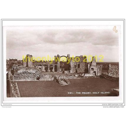 PRIORY, HOLY ISLAND, NORTHUMBERLAND, ENGLAND, 1960s?, Postcard