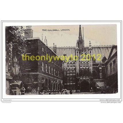 GUILDHALL (1), LONDON, ENGLAND, 1900/10s?, Postcard
