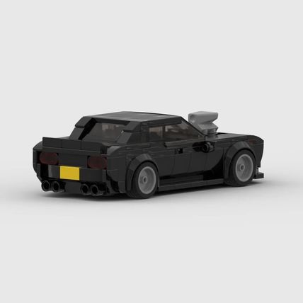 DODGE CHALLENGER Sports Car Brick Model MOC - 344 pieces, 8 studs wide