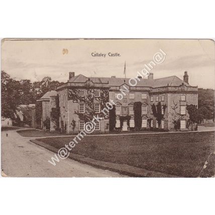 PPC Callaly Castle Nr Alnwick Northumberland 1916 Graham Morpeth