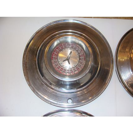 1964 PLYMOUTH HUBCAPS OEM 14" SET OF 4 B BODY FURY BELVEDERE SAVOY