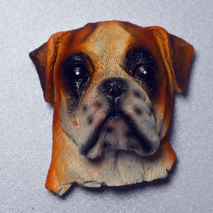 Dog Head Magnetic Refrigerator Magnet Decoration