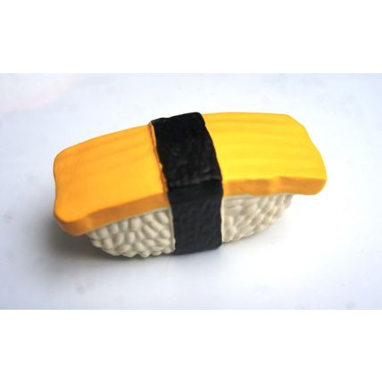 SUSHI SMALL LATEX DOG TOYS CUTE PUPPY SQUEAKY TOYS 3 STYLES AVAILABLE UK SELLER