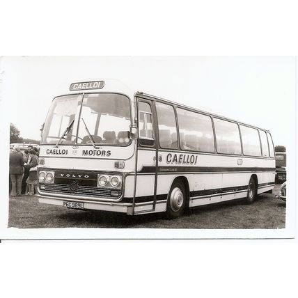 Black & White Photo of Caelloi Motors of Pwllheli - PEC 989L ex. Elliot, Appleby