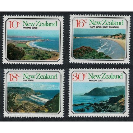 New Zealand Seascapes 4v 1977 MNH SG#1145-1148