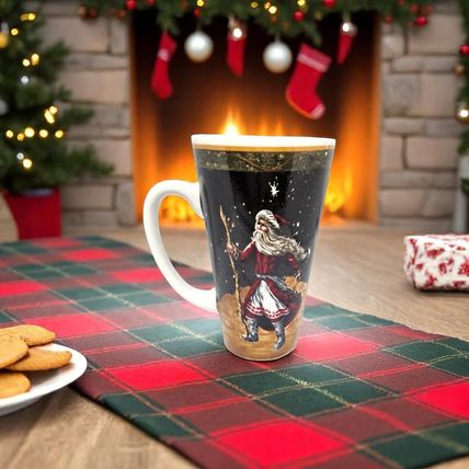 Vintage Santa Latte Cup - Holiday Charm by Housewares International USA